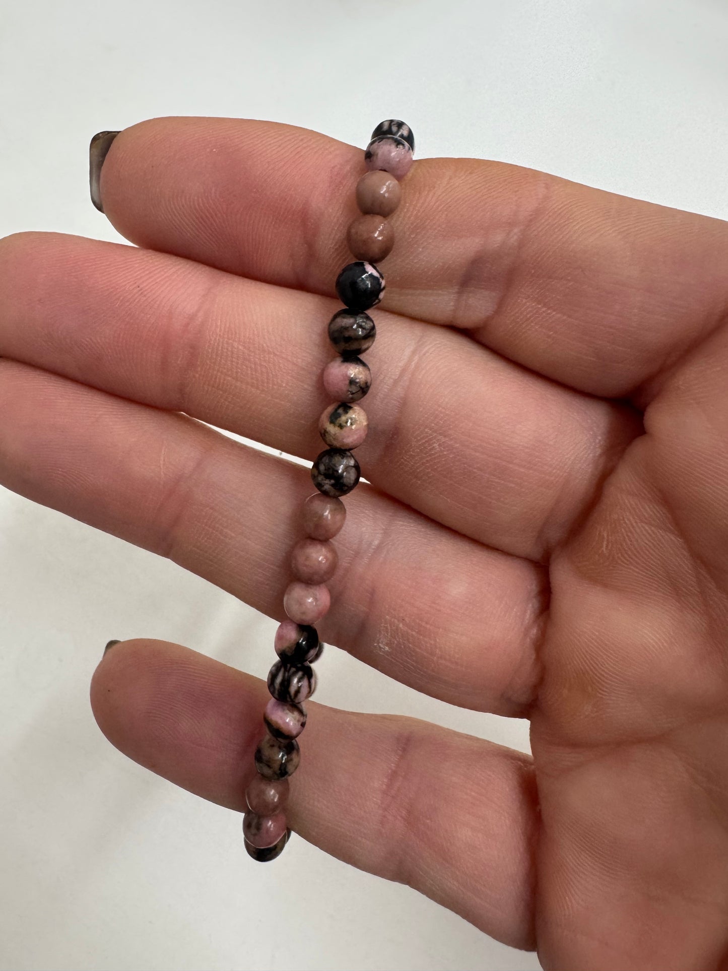 4mm Beaded Crystal Bracelet