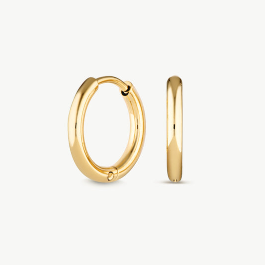 Simple Huggies 8mm - Gold/Silver