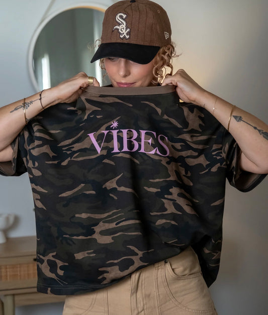 Vibes Camo Tee - PREORDER