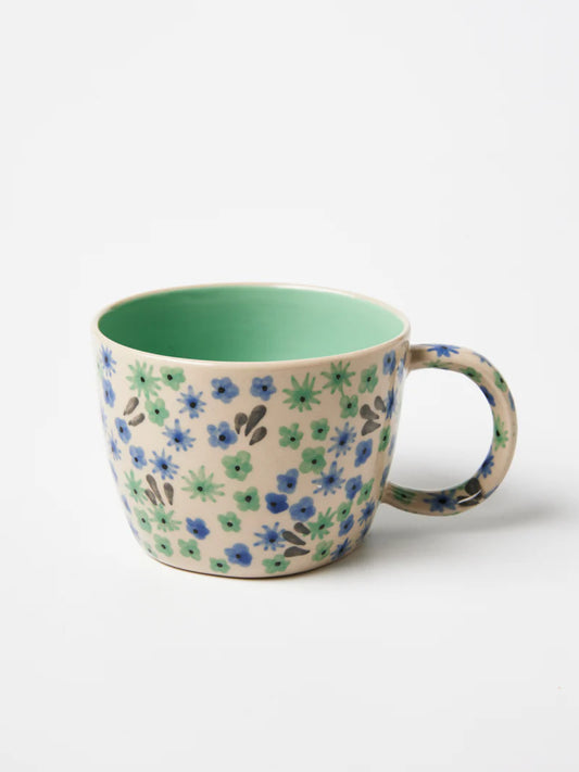Ditsy Mint Mug