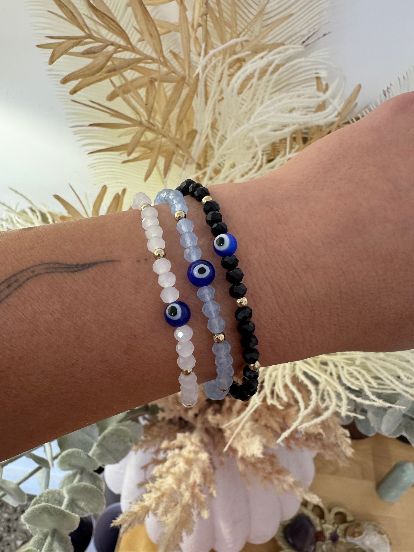 Evil Eye Beaded Bracelet