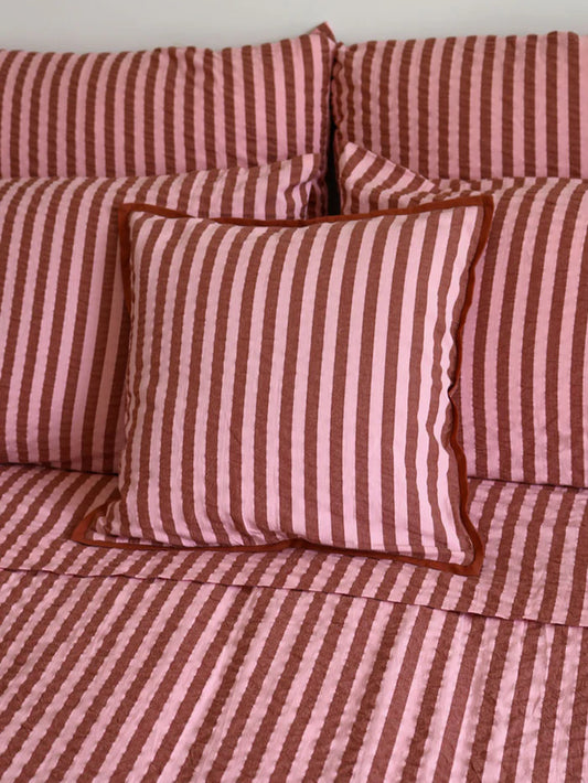 Sundae Seersucker Cushion