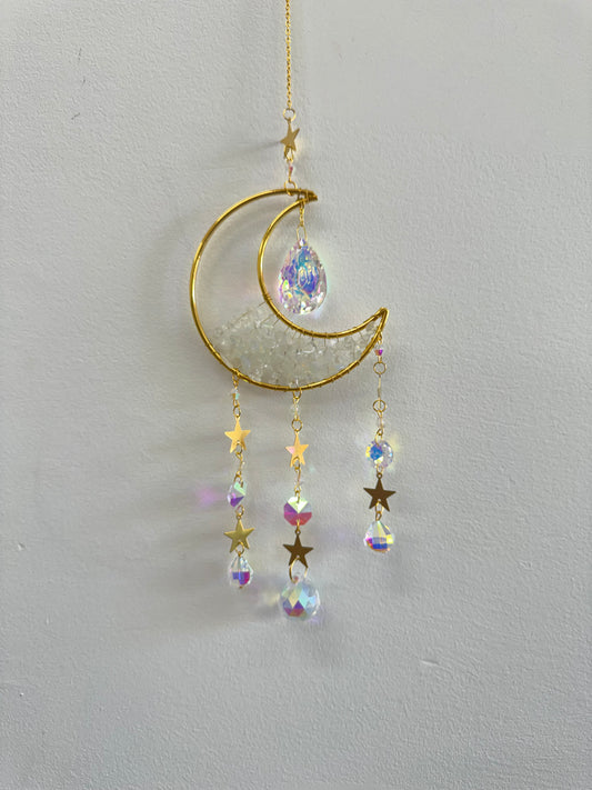 Crystal Moon Suncatchers