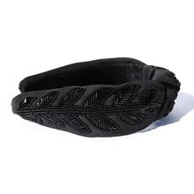 Black Goddess Beaded Headband