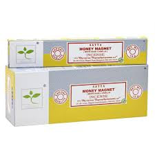 Satya Earth Incense Money Magnet WHITE SAGE & VANILLA