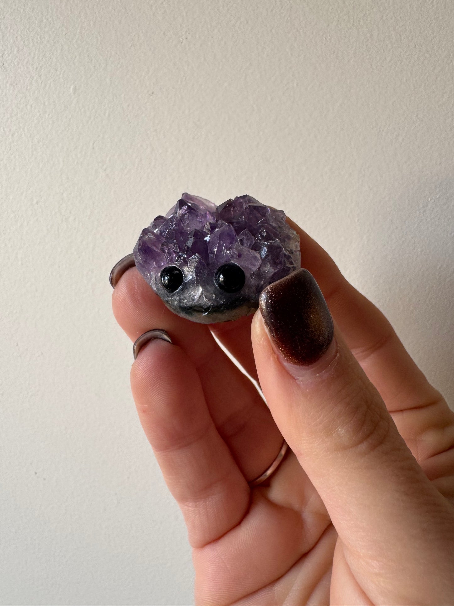 Amethyst hedgehog clusters