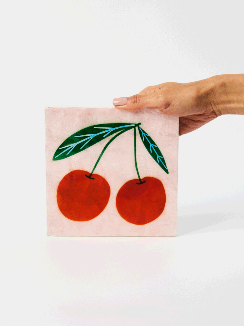 JONES AND CO SUPERETTE CHERRIES TILE