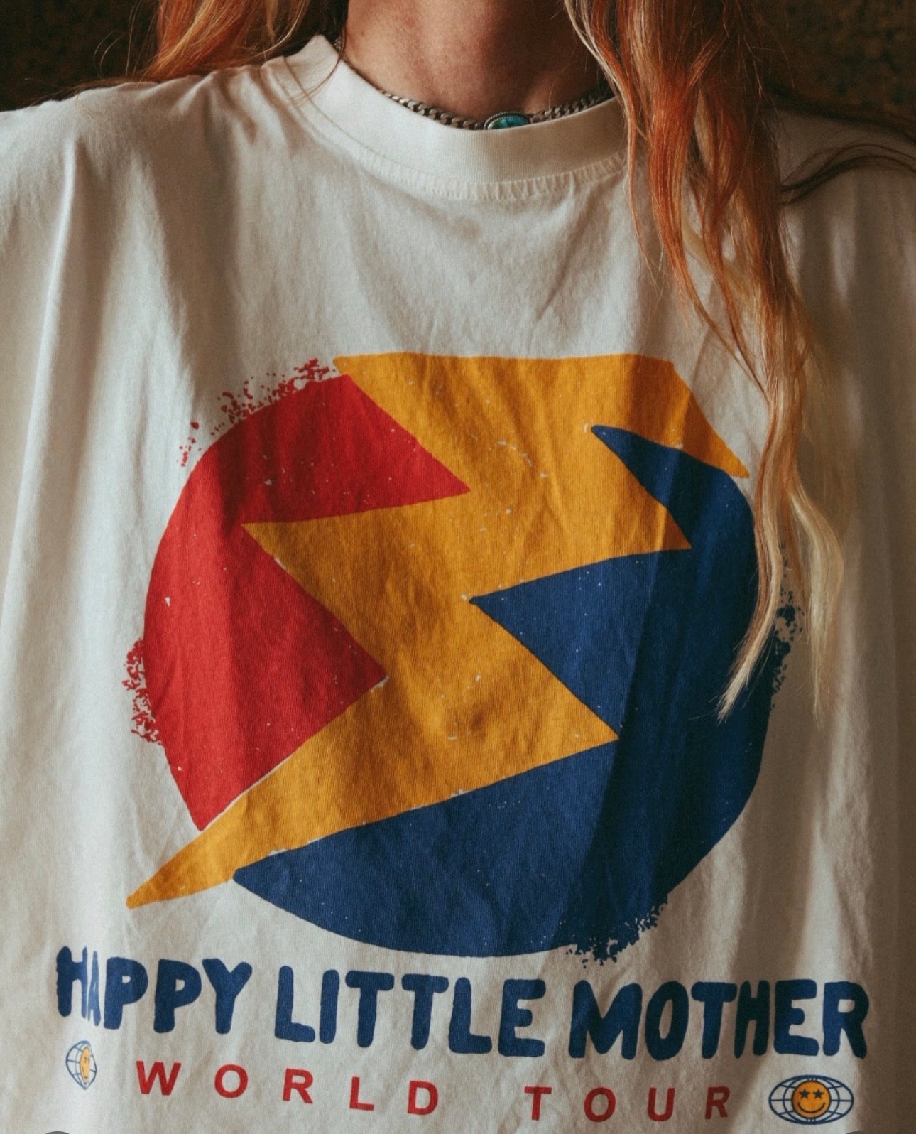World Tour Tee - Happy Little Mother