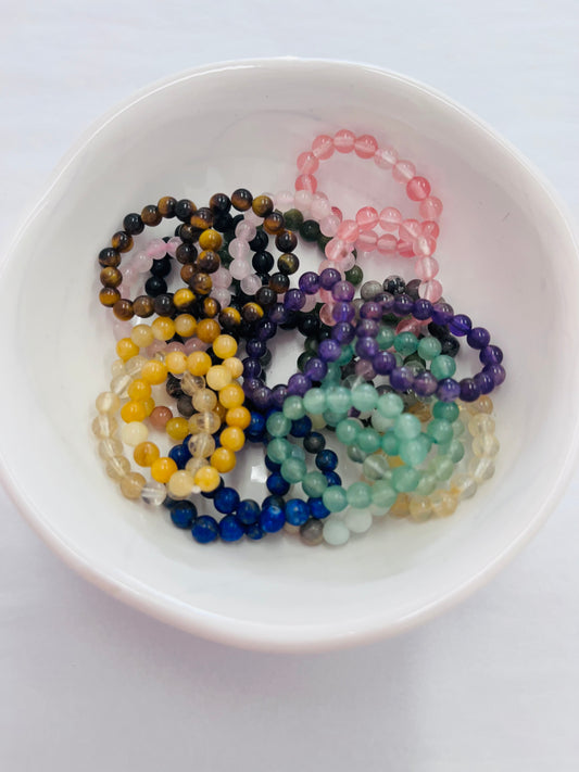 Beaded Crystal Rings
