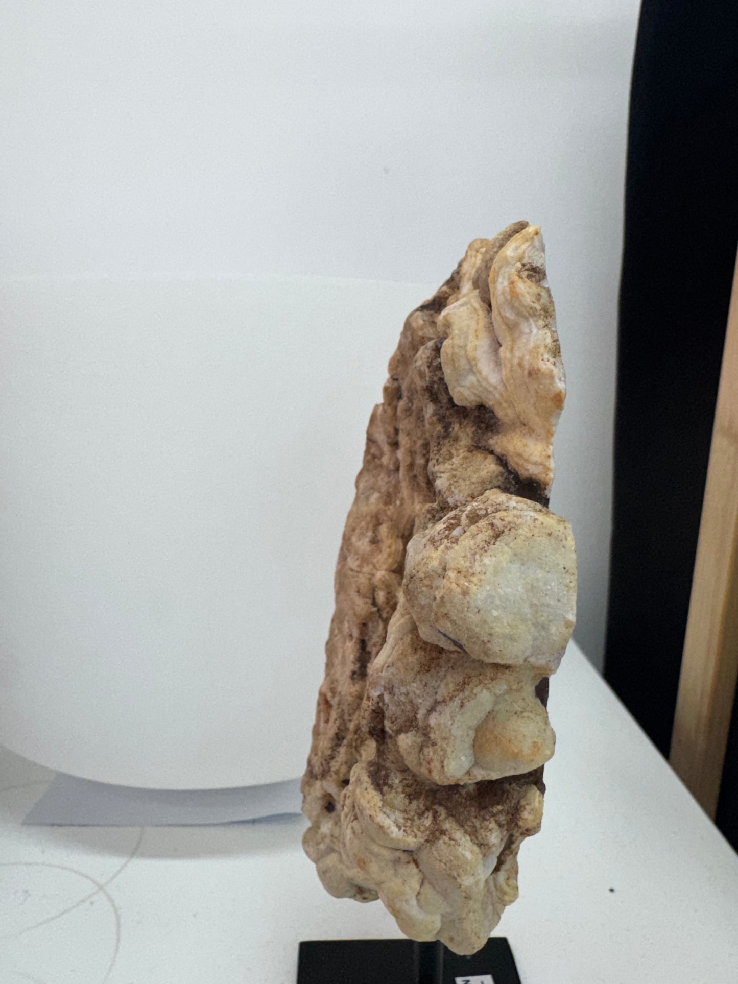 Pink Amethyst Cluster on stand