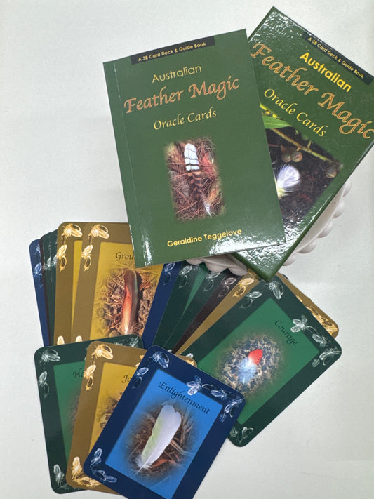 Australian Feather Magic ORACLE CARDS & Guide Book