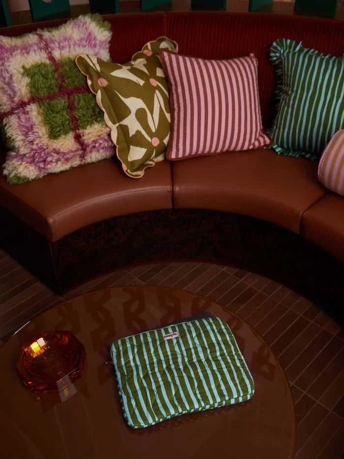 Sundae Seersucker Cushion
