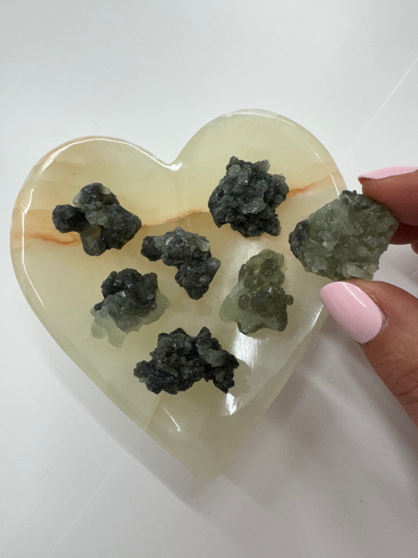 Prehnite Mini Clusters