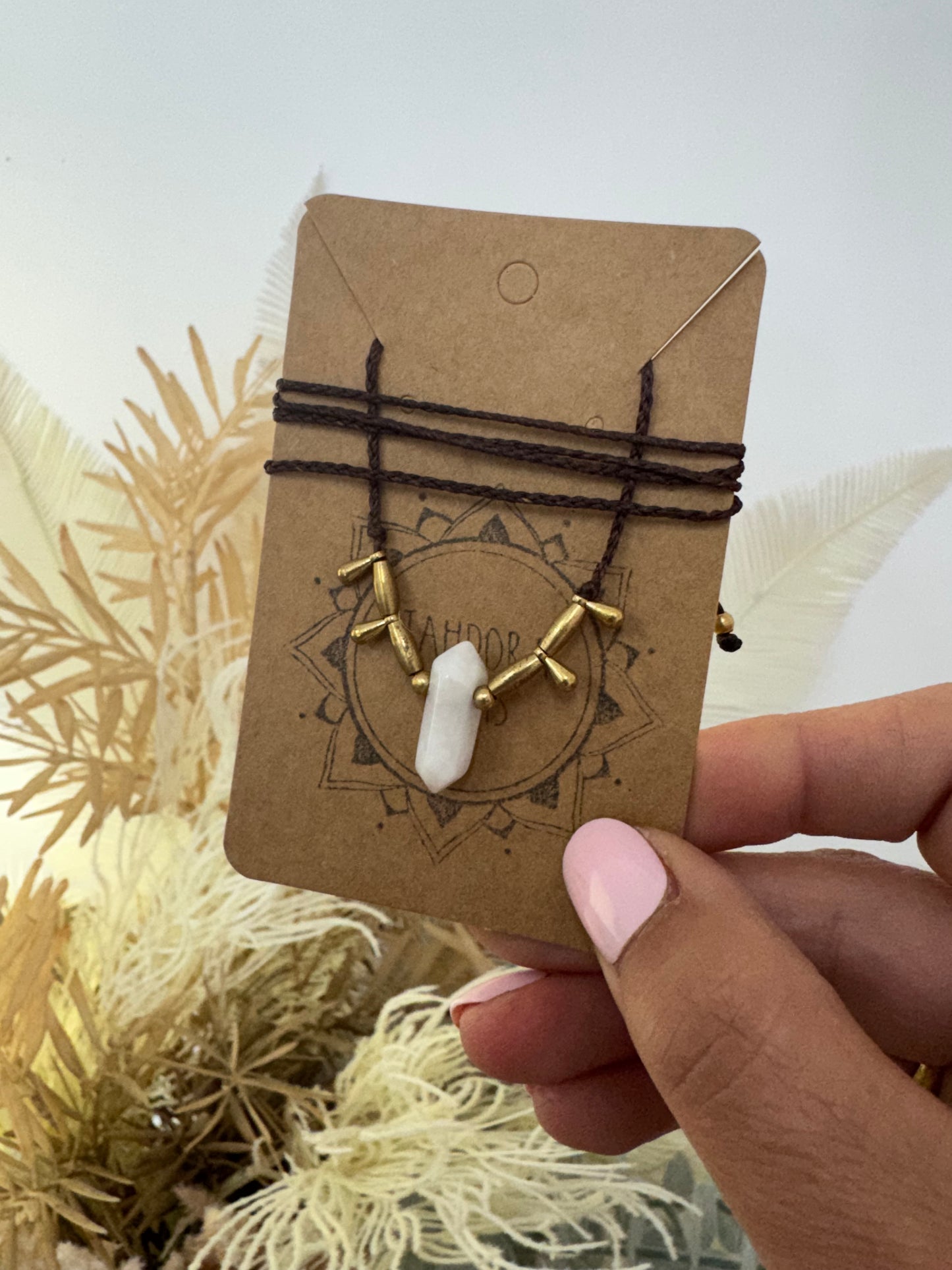 Quartz & Moonstone Necklaces