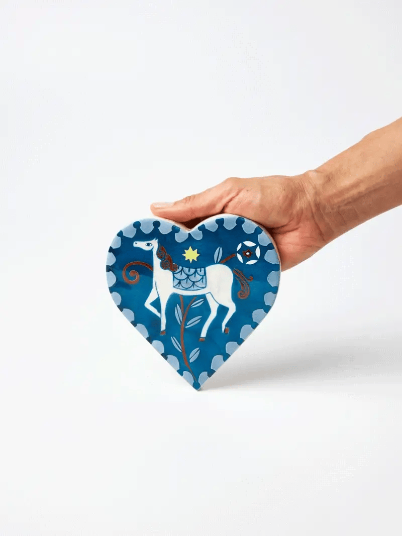 PALOMA HEART, BLUE HORSE