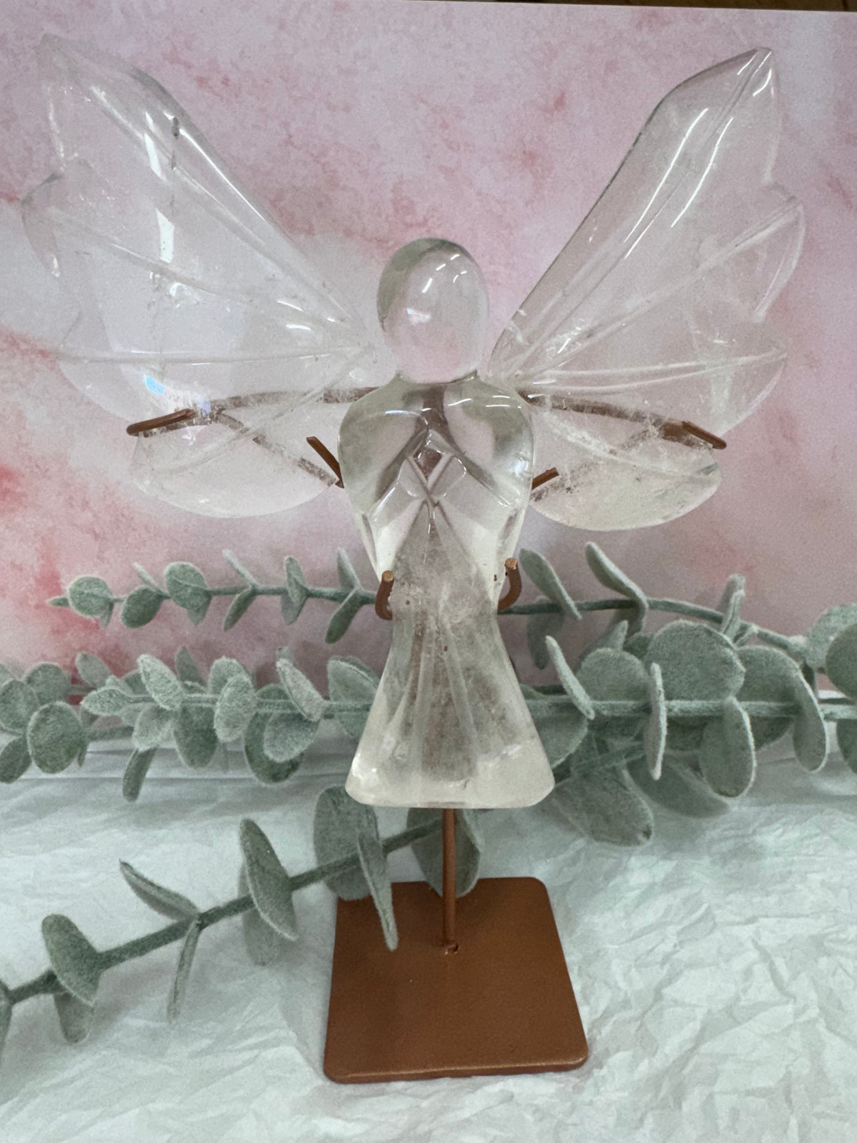 Crystal Angels on stands