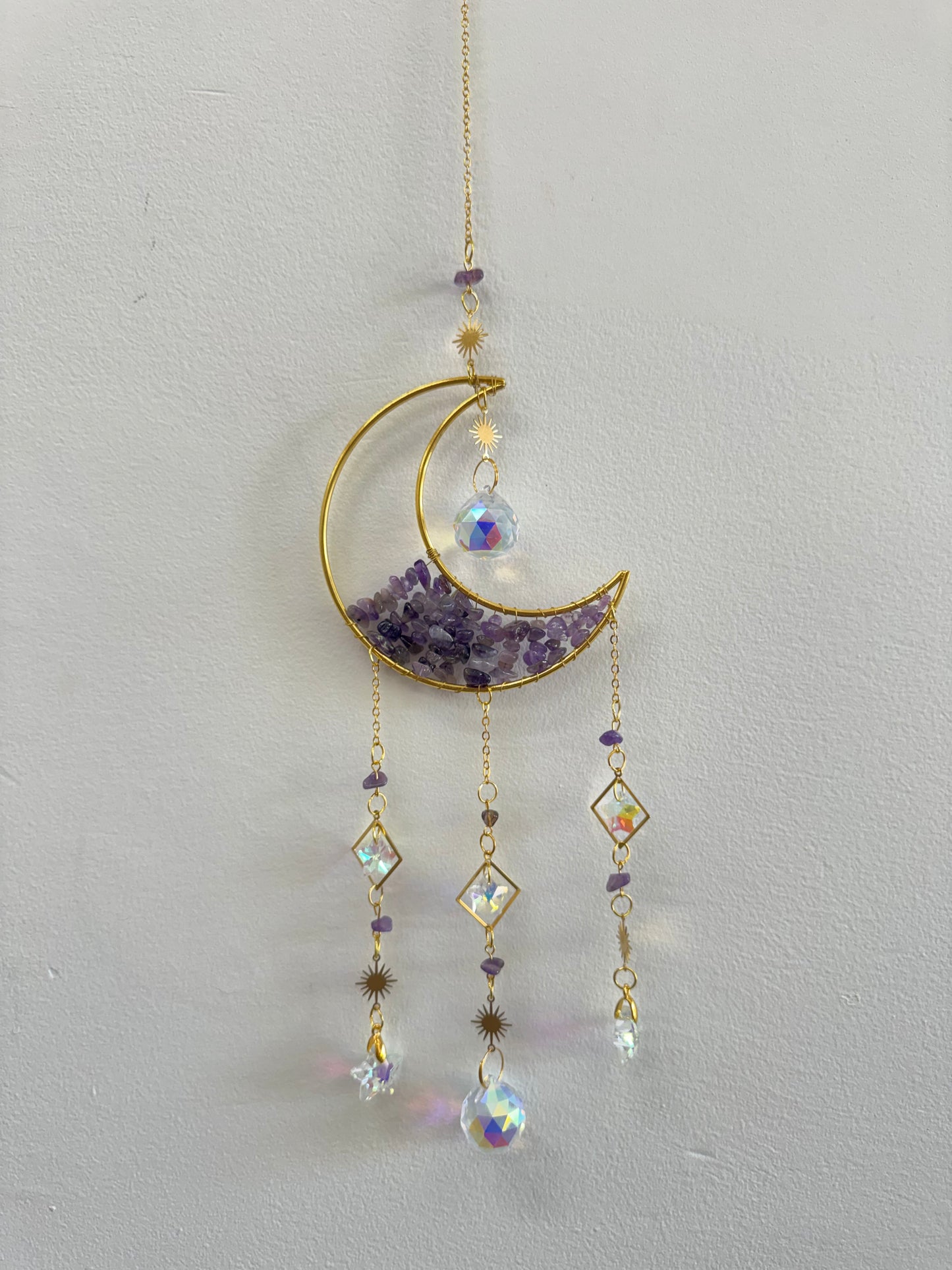 Crystal Moon Suncatchers
