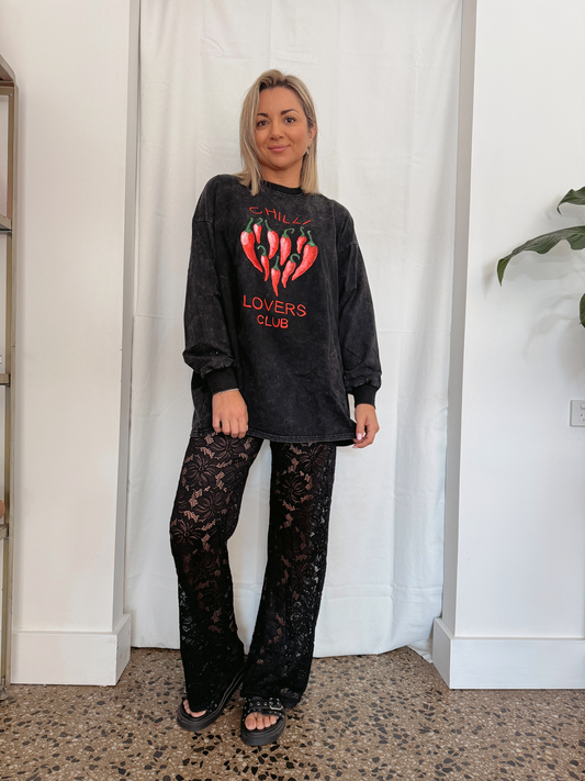 Chilli Lovers Club long sleeve tee
