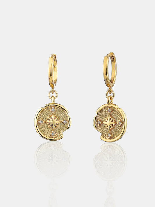 Eclipse 18K Gold Plated Earrings