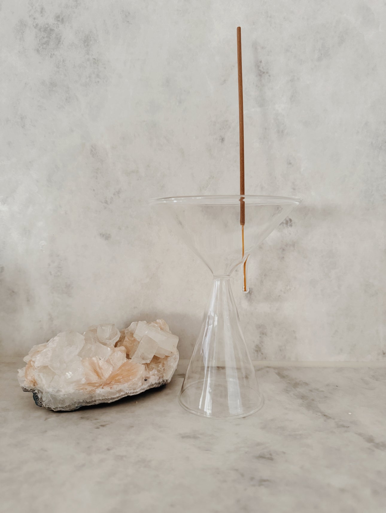 Glass Incense Holder