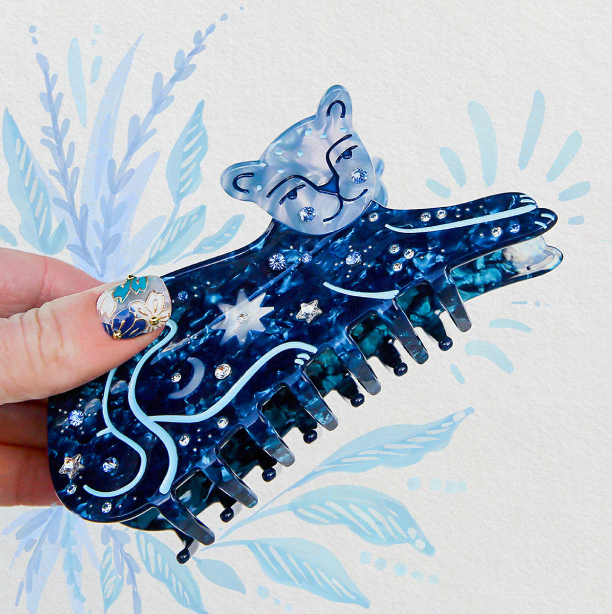 Celestial Leopard Clip