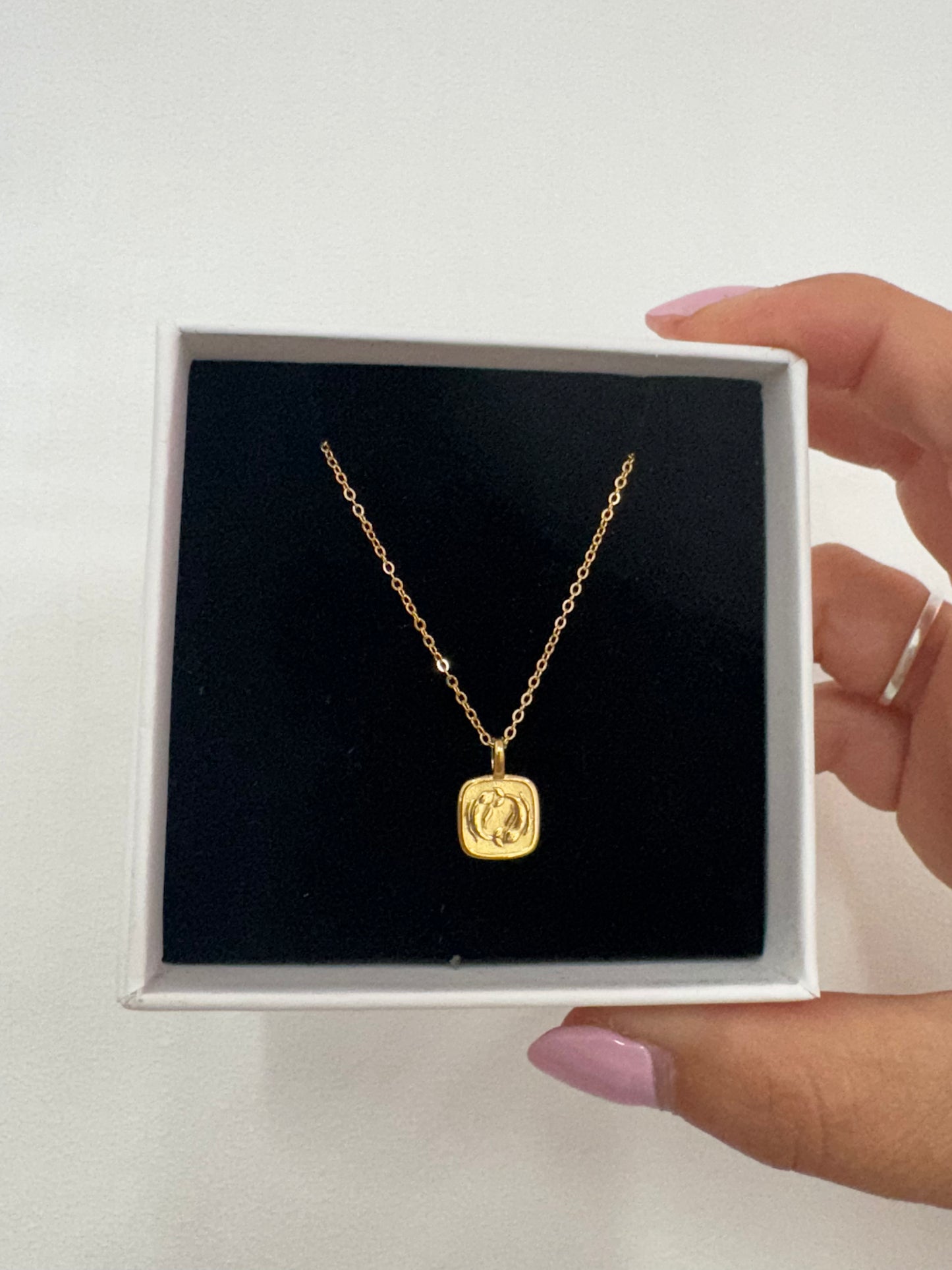 Zodiac Gold plated necklaces