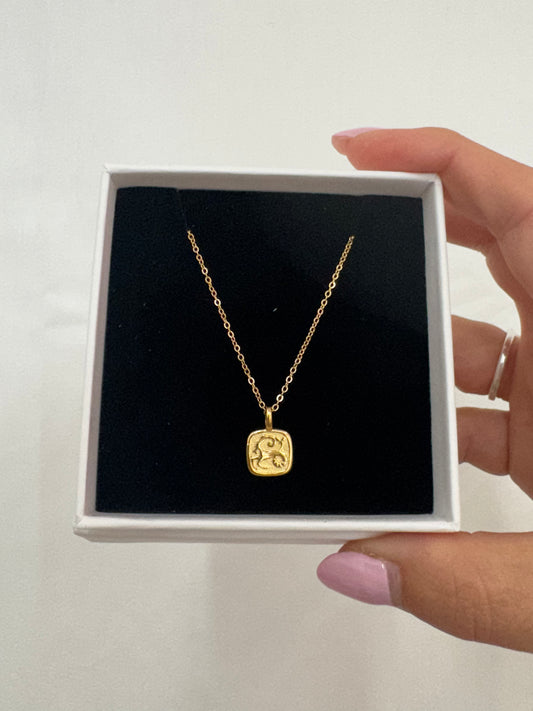 Zodiac Gold plated necklaces