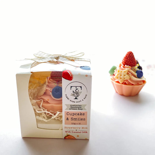 Australian Handmade Artisan Soap - Cupcake & Smiles