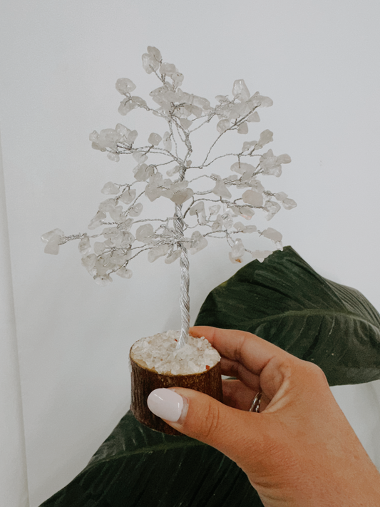 Clear Quartz Gem Tree