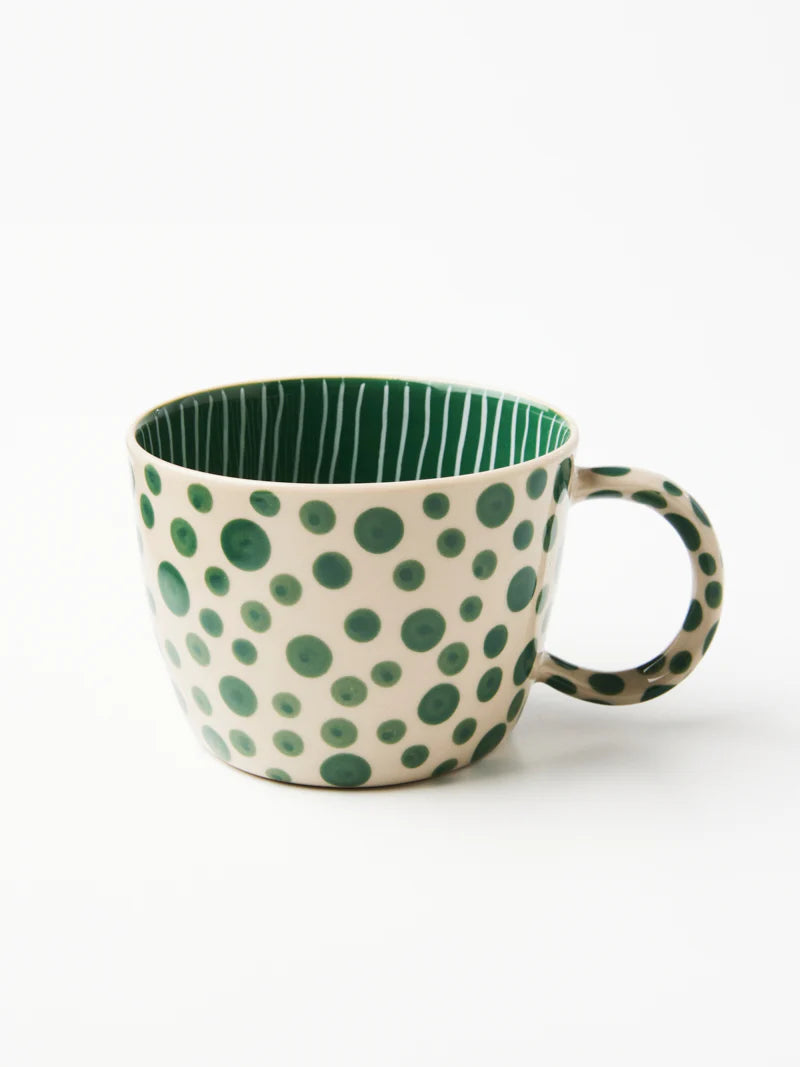 CHINO MUG - GREEN SPOT