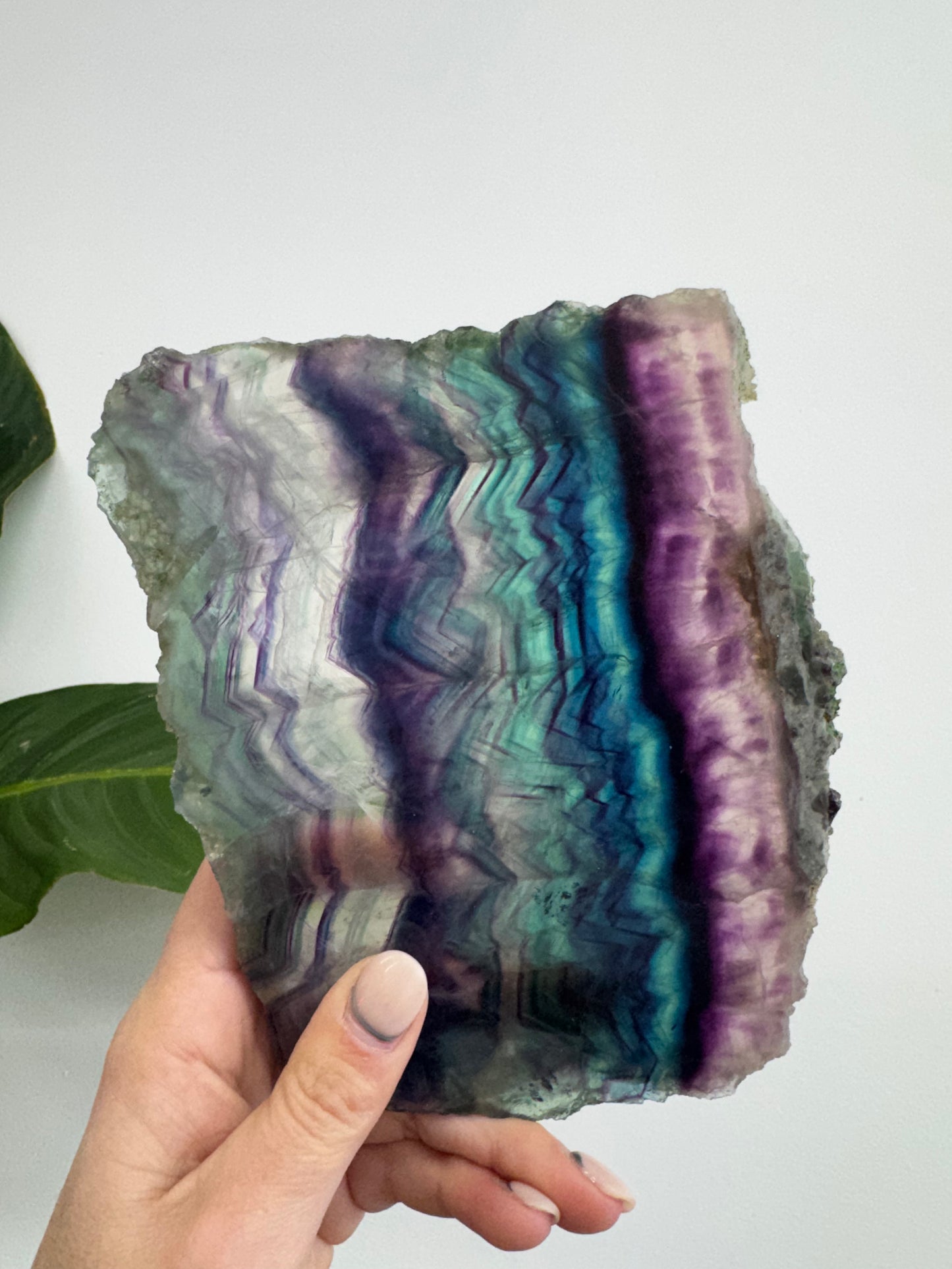 Rainbow Fluorite Slab