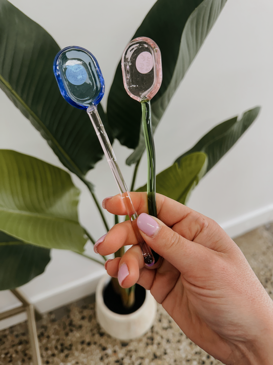 Ripple Glass Spoons