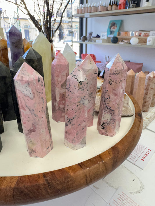 Rhodonite Towers