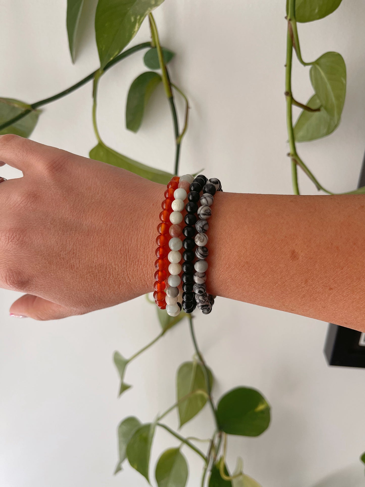 Amazonite bead bracelet