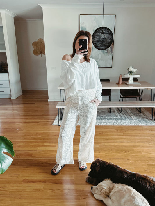 Spellbound crochet pants