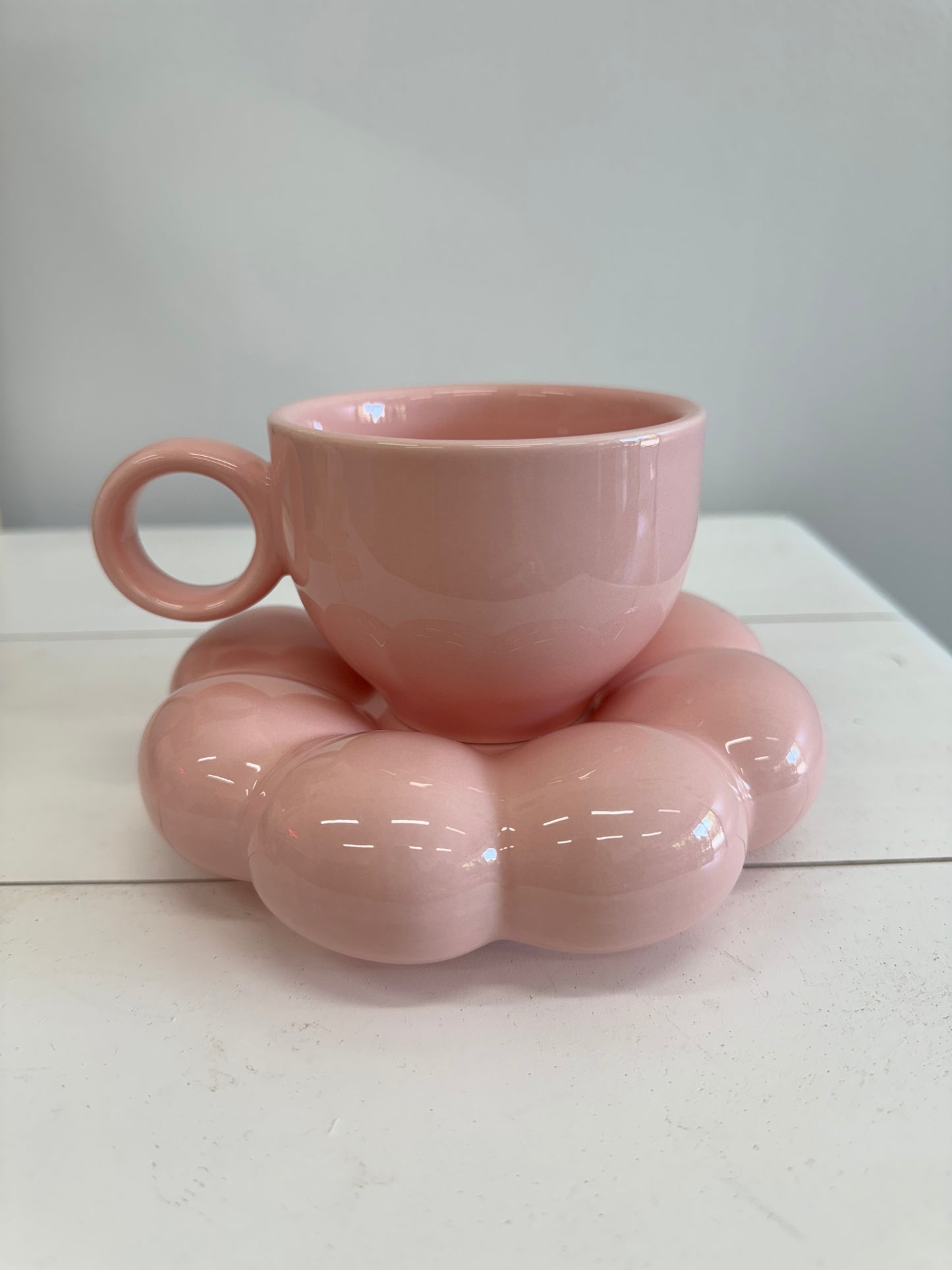 Marshmallow Cup & Saucer