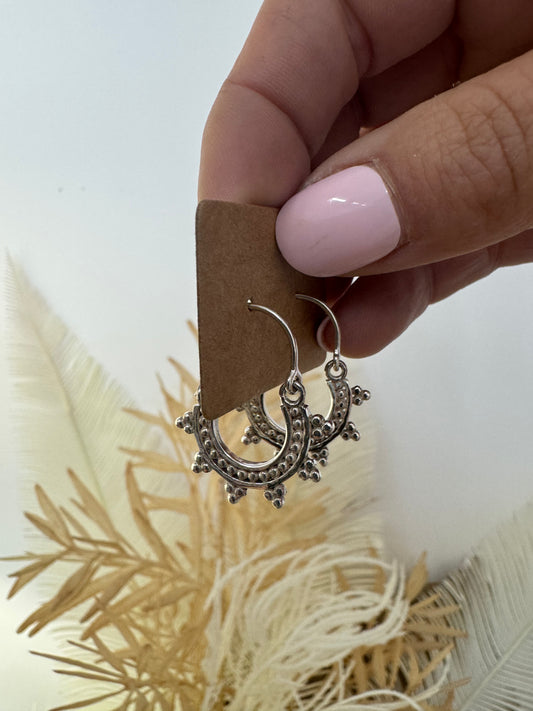 Tribal Hoop Earrings