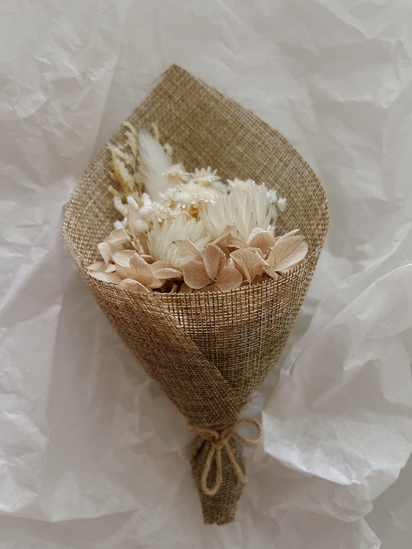 Boho dried flower bouquets - Natural & Lilac