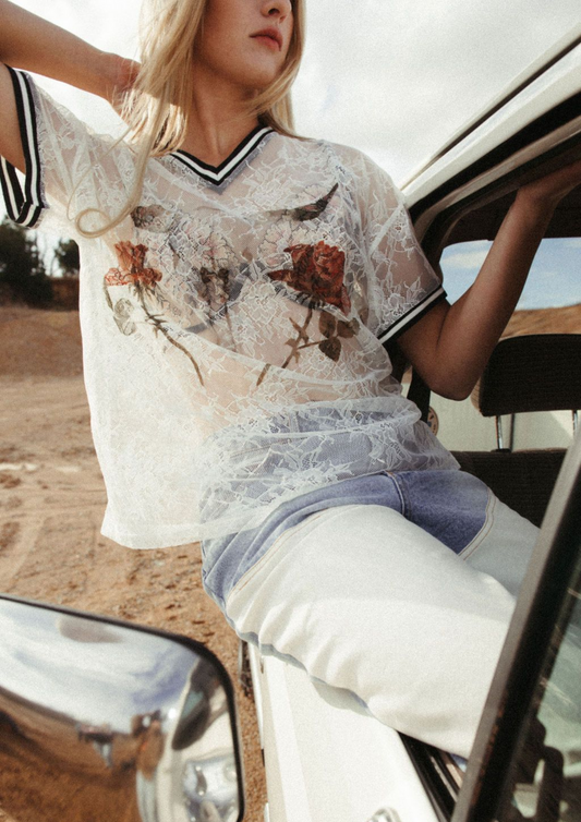 LACE RAGLAN - BUD & BONE