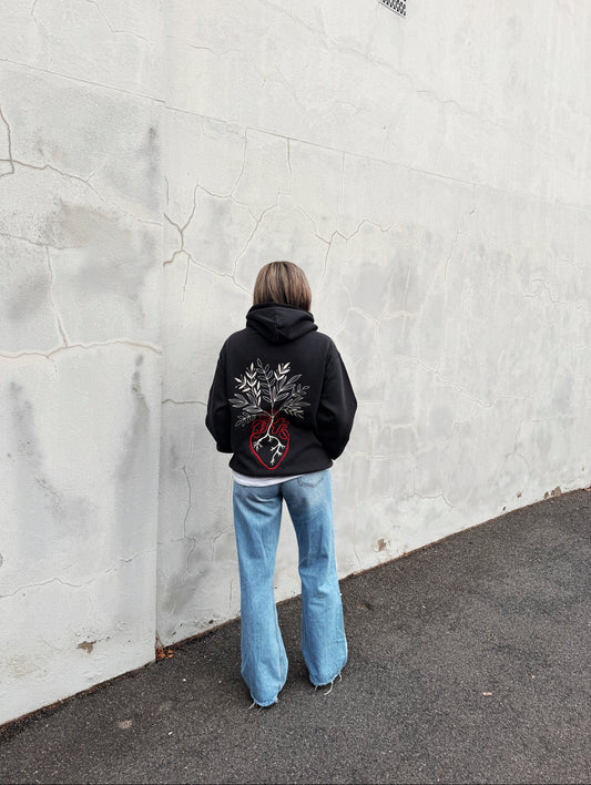 AVC THE LABEL - Blossoming Heart Hoodie - PRE ORDER