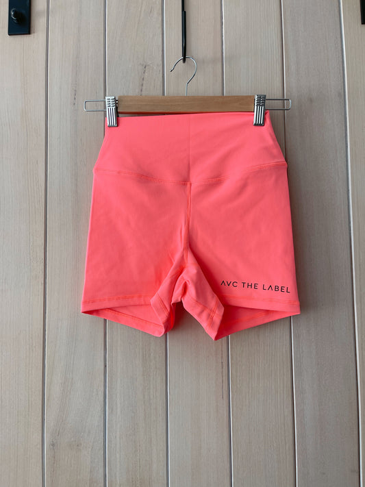 Active Short - Fluro Pink & Black