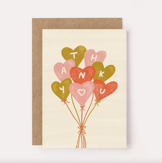 Thank You Balloons Card