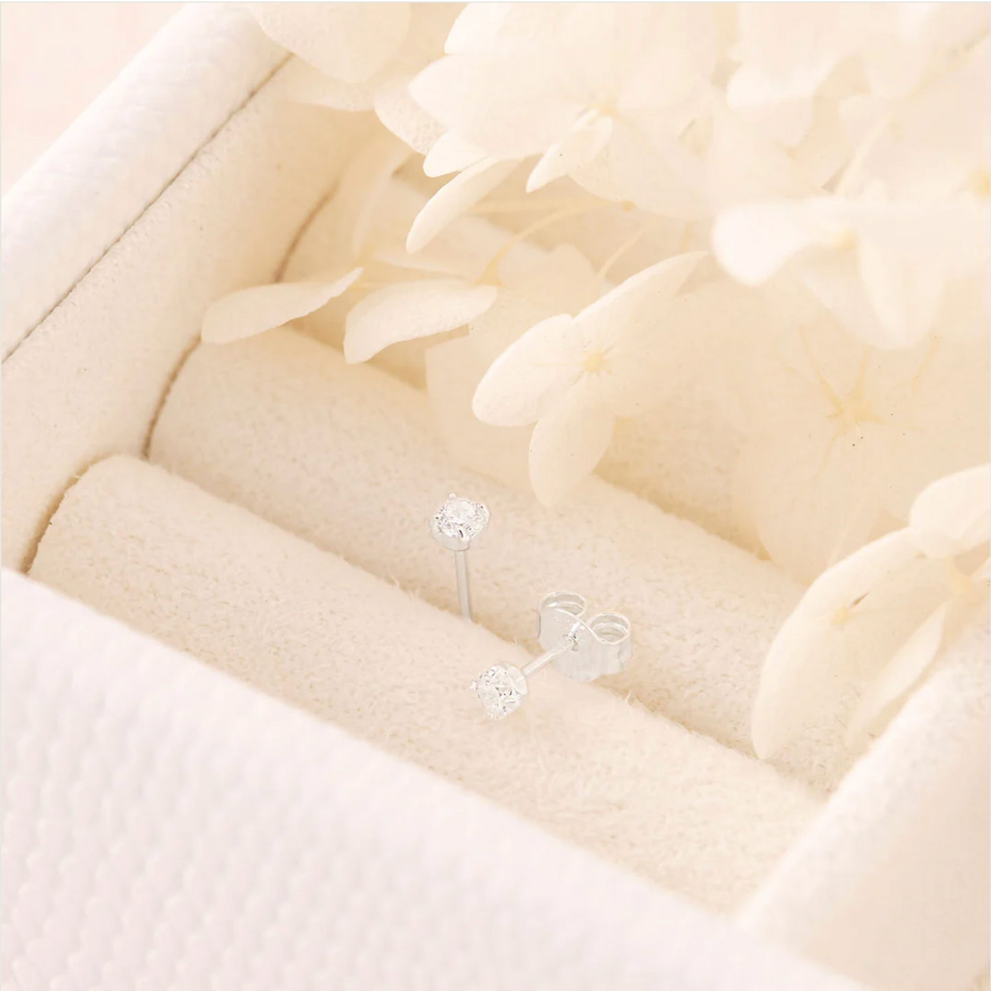 Delicate Crystal Studs