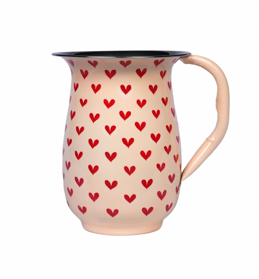 Apricot Hearts Jug - Regular