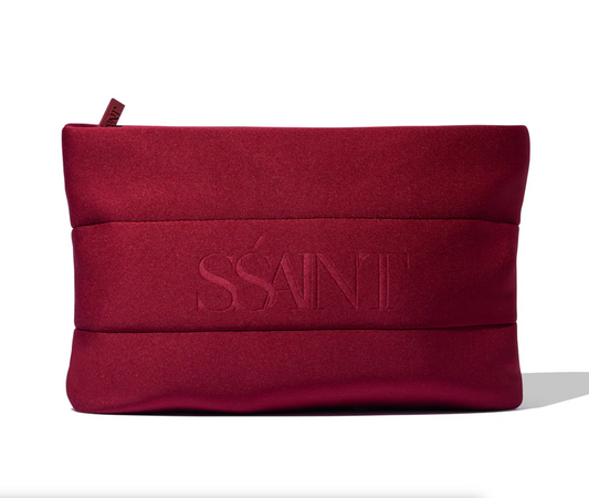 SŚAINT Neoprene Cherry Cosmetic Bag
