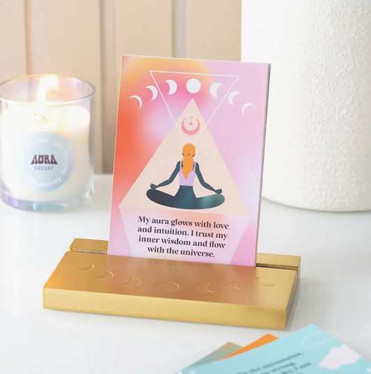 Aura Affirmation Cards with Stand