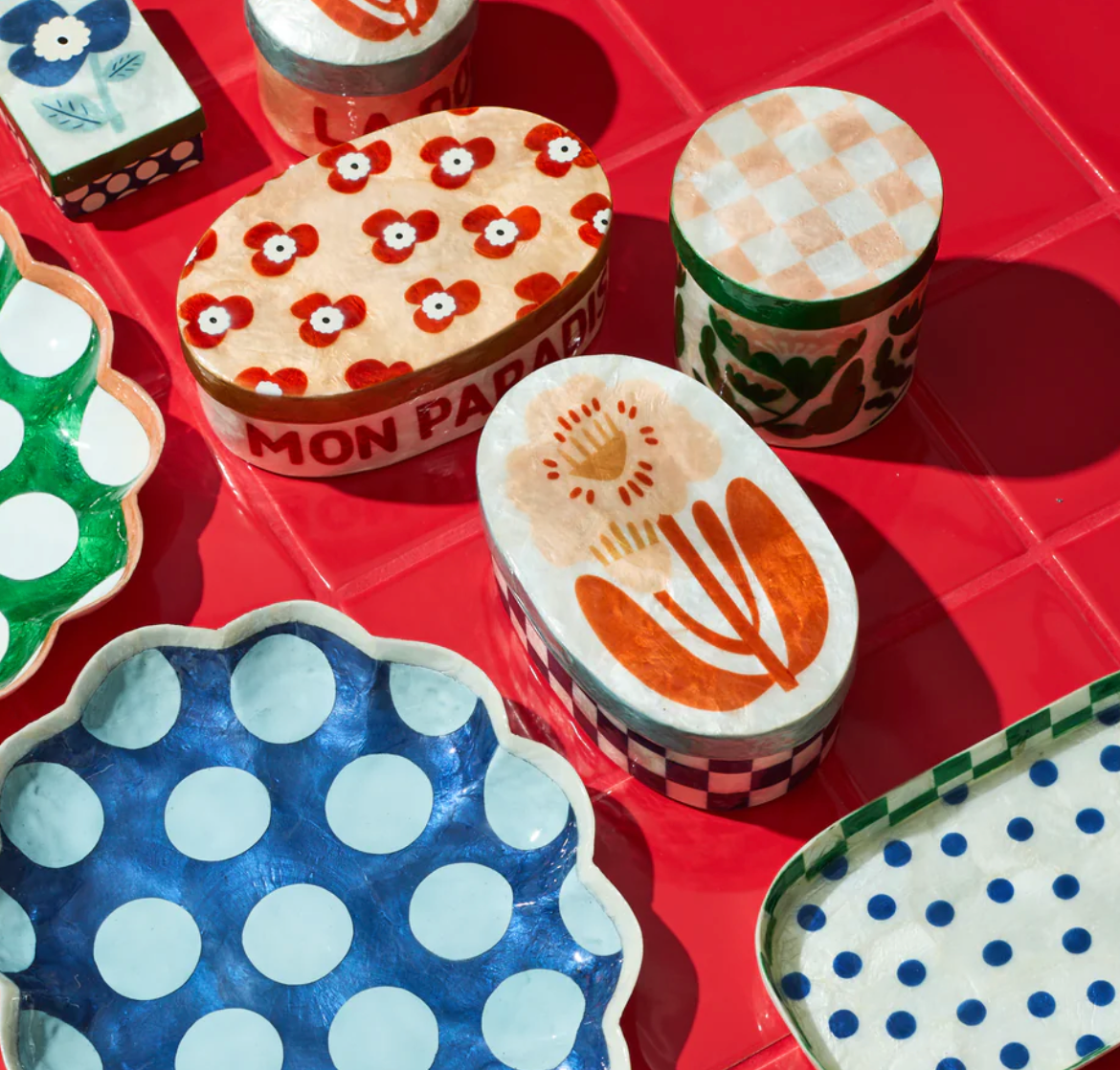 PARADIS NAVY LARGE BOX