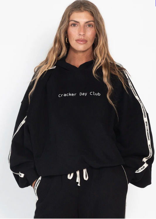 Cracker Day Cloud Hoodie - Black