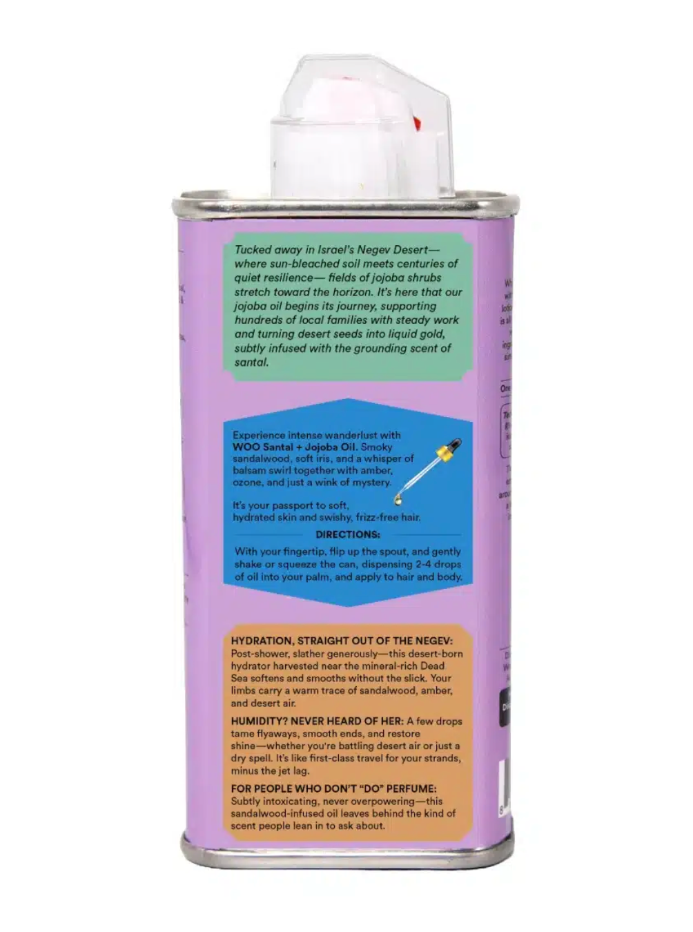 WOO Santal + Jojoba Oil – Nourishing Body & Hair Oil with Aromatic Santal