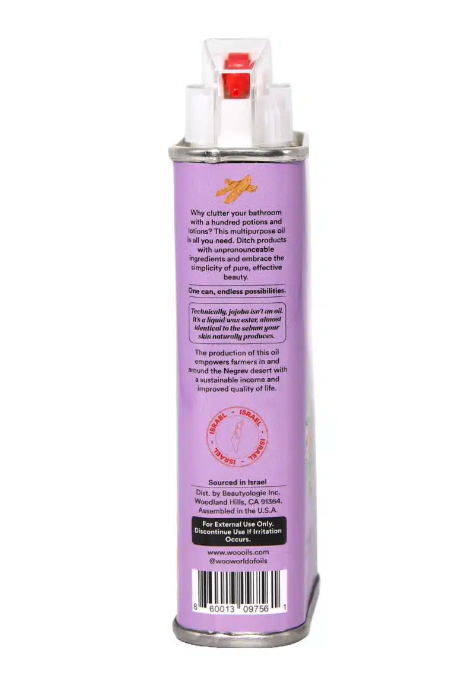 WOO Santal + Jojoba Oil – Nourishing Body & Hair Oil with Aromatic Santal